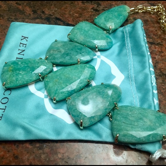 NWT Kendra Scott Amazonite Harlow - Picture 3 of 3