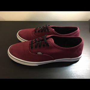 Maroon vans