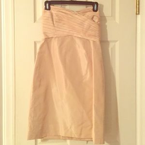 J Crew strapless silk dress J Crew strapless silk dress