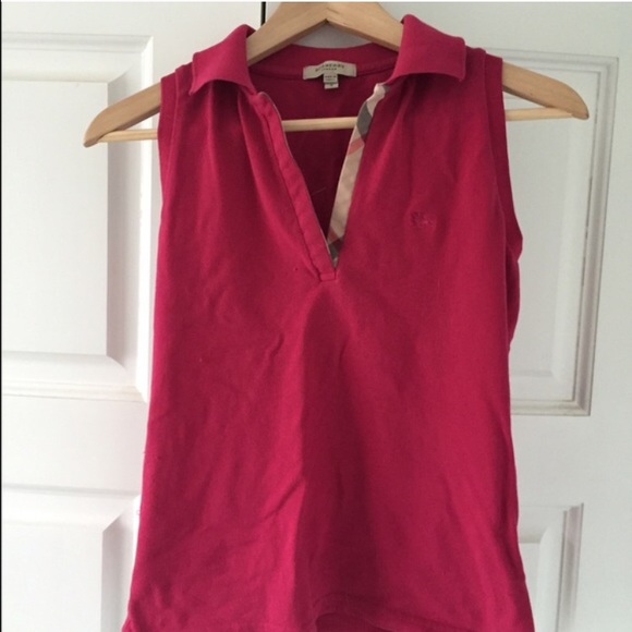 Burberry sleeveless polo