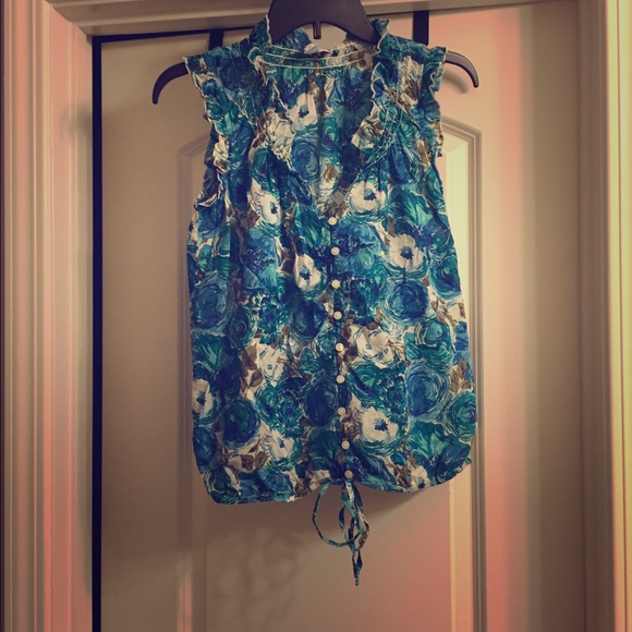 Ann Taylor Loft sleeveless blouse