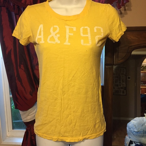 Yellow Abercrombie tee