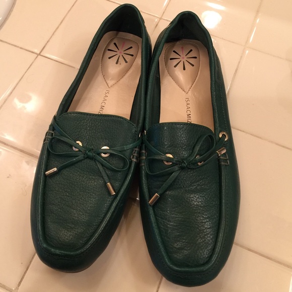 Isaac Mizrahi live leather loafers