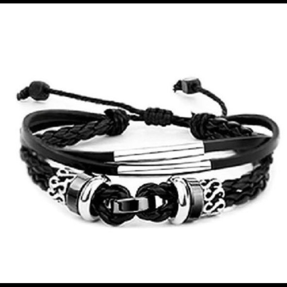 New! Women & Men's Leather Hemp Bracelet.