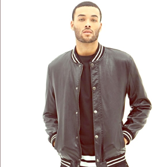 Forever 21 Faux Men's Leather Jacket