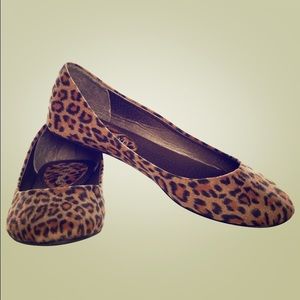 West Blvd Womens Ballet Flats Leopard Size 7.5