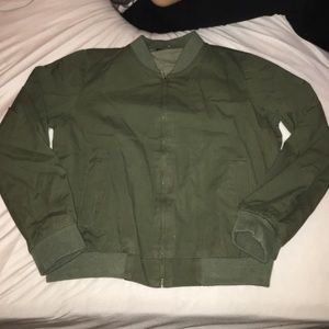 ARMY GREEN BRANDY MELVILLE BOMBER