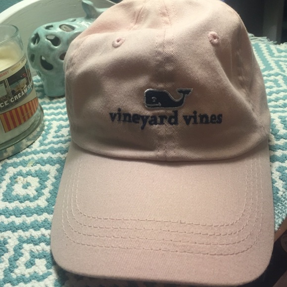 Pink Vineyard Vines ball cap