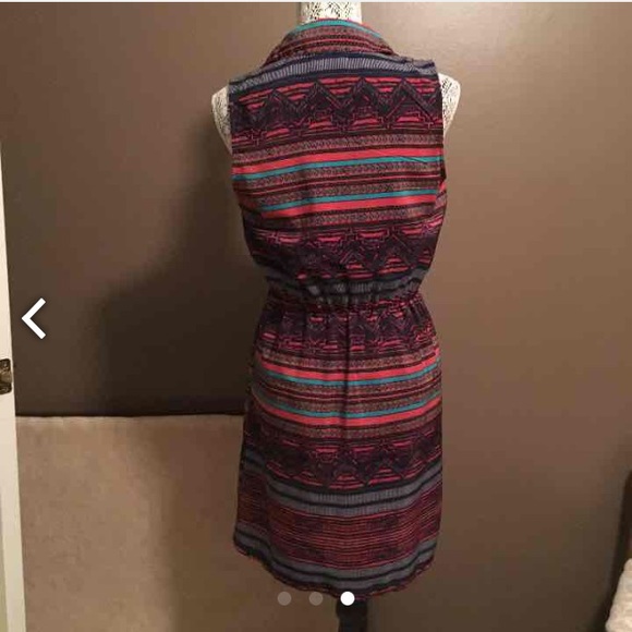 Aztec Button Dress - Picture 3 of 3