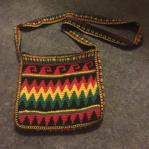 Rasta Cross Body Purse
