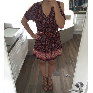 Staring at Stars cold shoulder dress