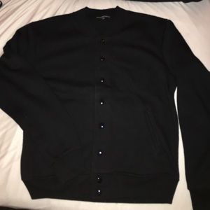 FLEECE LINED BRANDY MELVILLE BUTTON UP CLUB JACKET