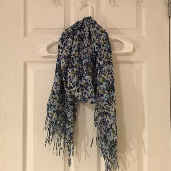 Light floral scarf