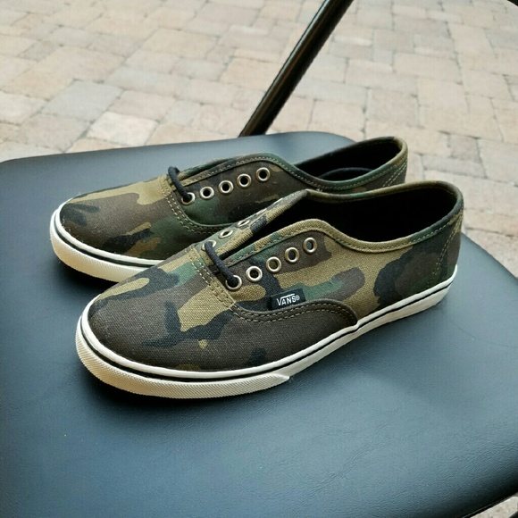 New Vans camouflage sneakers