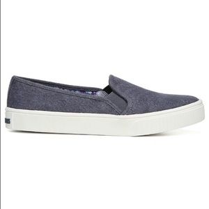 Denim Happy Canvas Slip-on Shoe