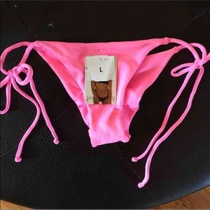 L guava/pink San Lorenzo bikini bottoms