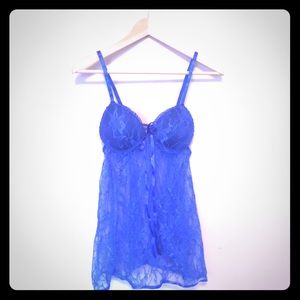 Delicate Royal Blue Neglige/lingerie