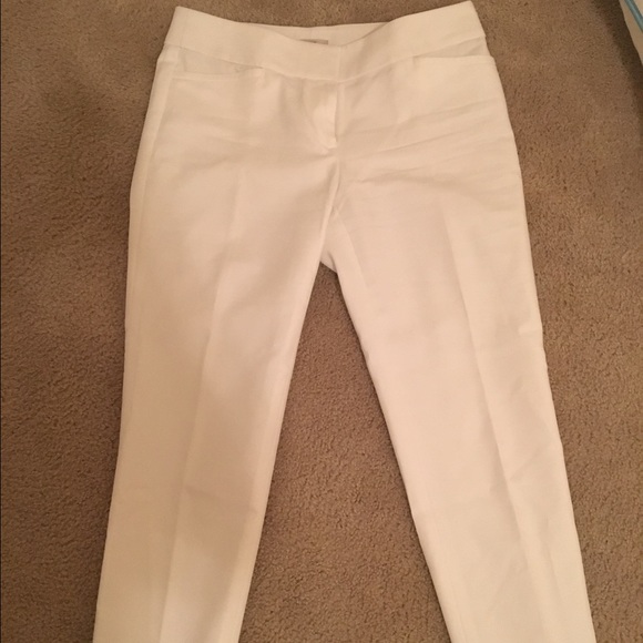Ann Taylor loft white crops nwt size 4