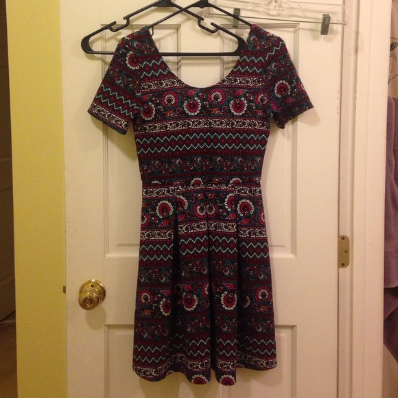 Cute Print Dress - Size M