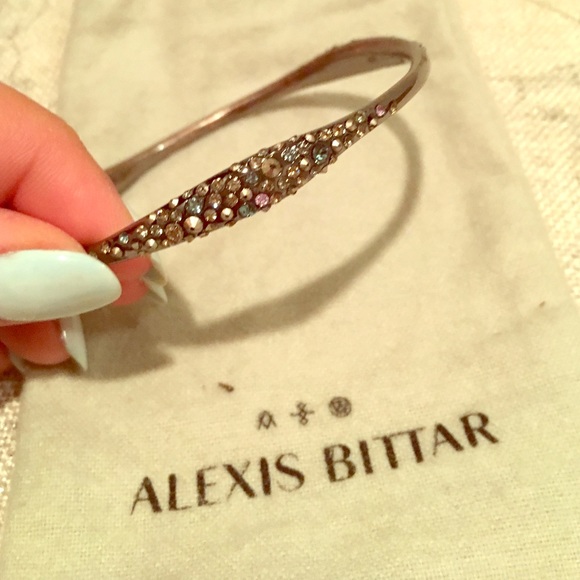 Alexis Bittar Crystal studded bangle