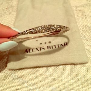 Alexis Bittar Crystal studded stackable bracelet