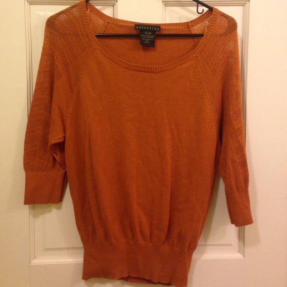 Orange sweater