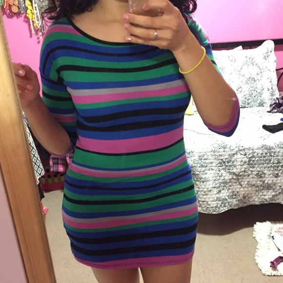 Colorful Shirt Dress