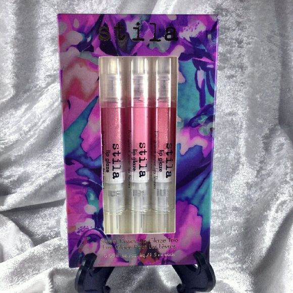 Stila Sweet Kisses Lip Glaze Trio LE - Picture 2 of 3