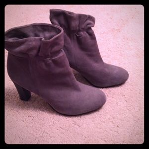 Suede booties