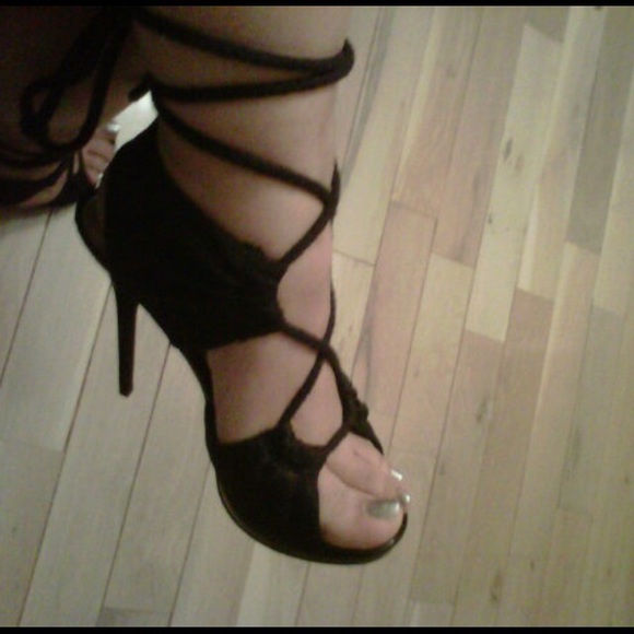 Black heels
