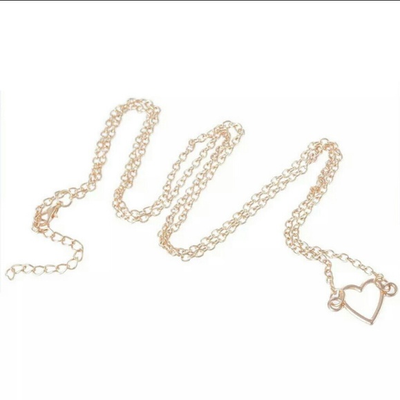 Gold Heart Body Chain - Picture 2 of 3