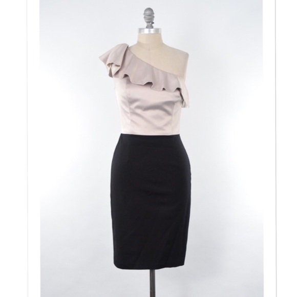 White House Black Market Dresses & Skirts - White House Black Market one-shoulder sheath dress