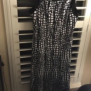 A black n white dress