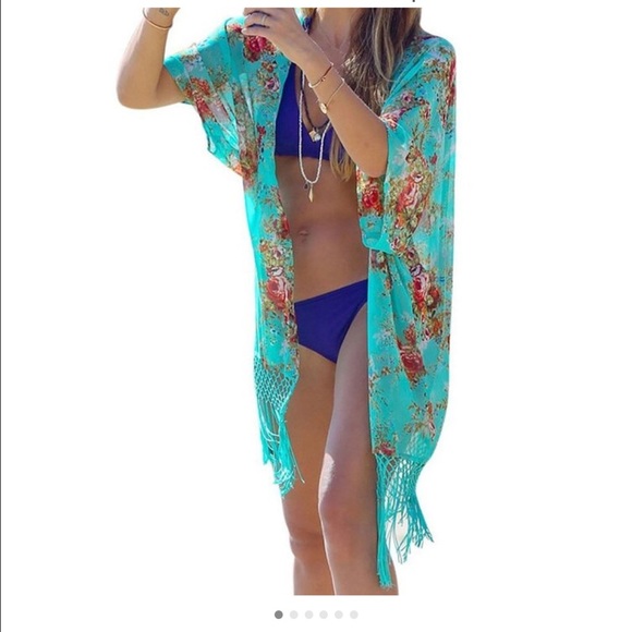 Kimono beach cover up