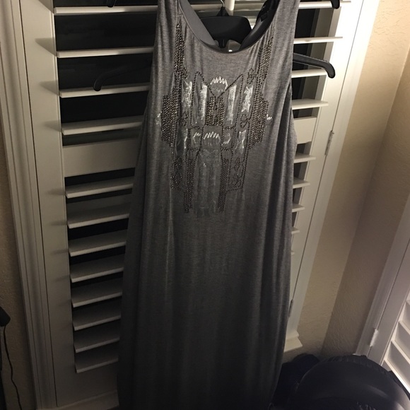 Grey maxi