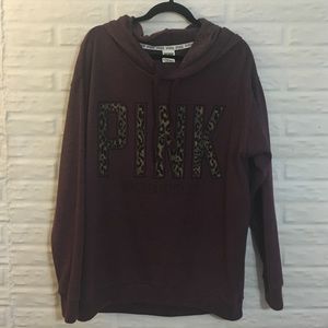 PRICE DROP! ⬇️ RARE Oversized PINK Cheetah Hoodie