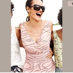 CABI SOPHIA CAMI WOMENS SiZE BLOUSE MEDIUM PEPLUM