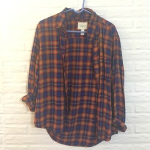 Forever 21 Plaid Button Up