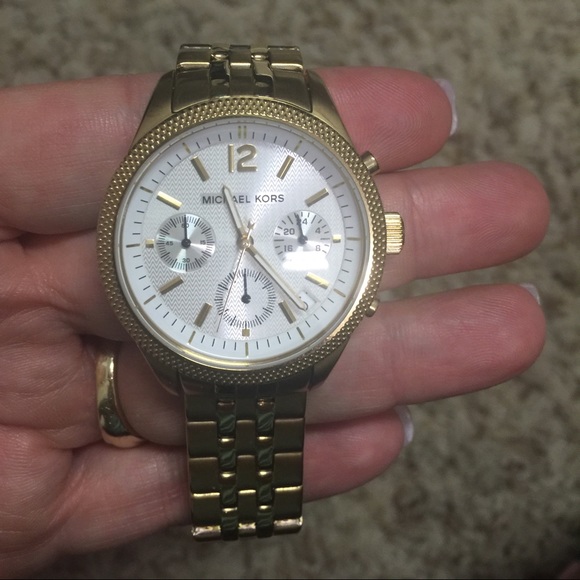 All gold Michael Kors watch