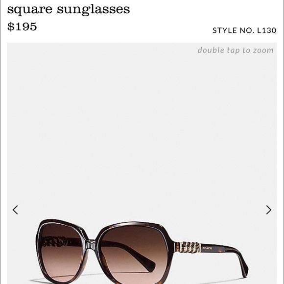 Coach whiplash sunglasses - Picture 1 of 4