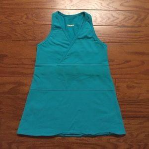 Blue lulu lemon tank top