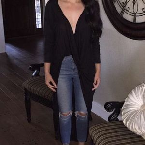 Nasty Gal Cross Front Maxi Top