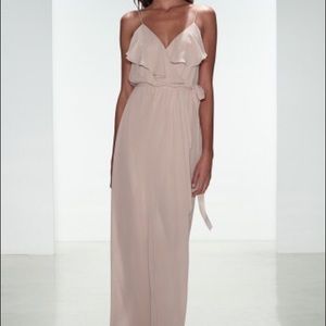 Nouvelle drew dress in color sand