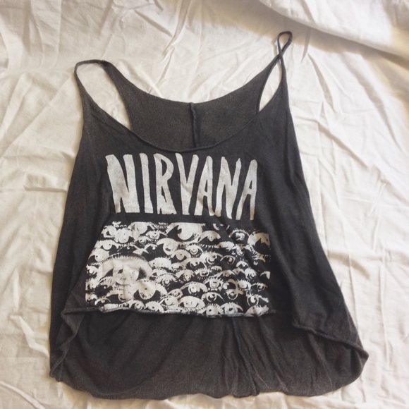 Brandy Melville Graphic Tank || Nirvana band tee