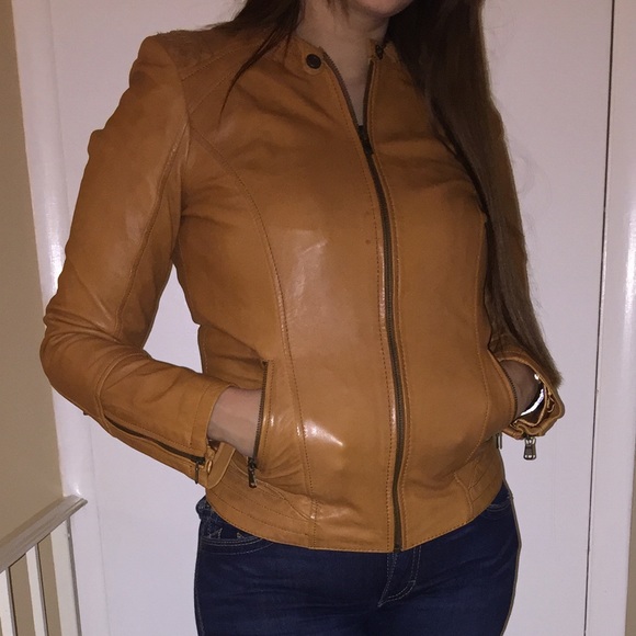 ❌SOLD❌NWT Promod Real Leather Jacket!
