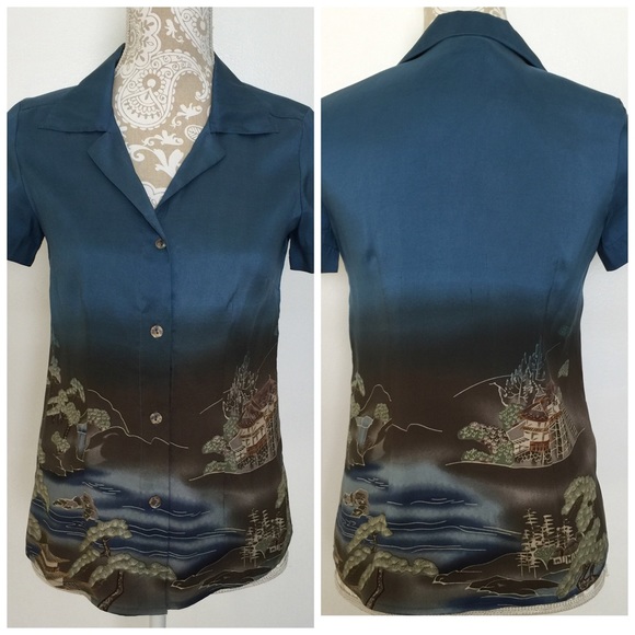 Silk top - Picture 3 of 4