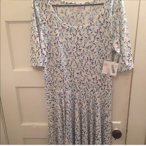 Bnwt Lularoe xl Nicole birds!