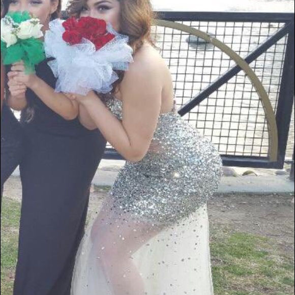 Bedazzled formal dress