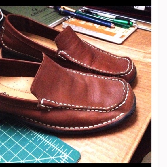Leather shoes