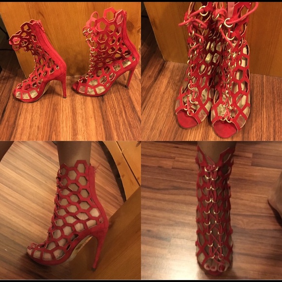Caged Red Heels